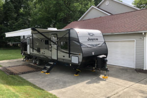 Our First Weekend in Our Camper Driveway Surfing