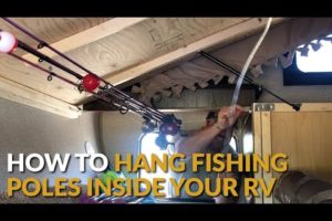 How to Hang Fishing Poles in RV Storage