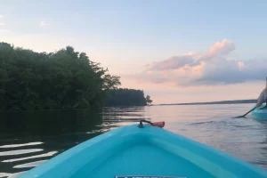 Kayaking on Pymatuming Lake