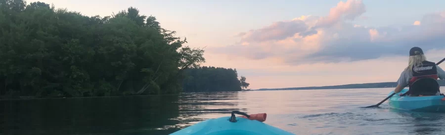 Kayaking on Pymatuming Lake