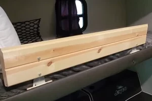 RV Bunkhouse Renovation: DIY Bunk Bed Rails + the Perfect Ladder