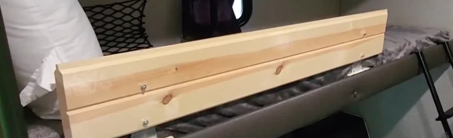 RV Bunkhouse Renovation: DIY Bunk Bed Rails + the Perfect Ladder